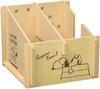 SNOOPY Box Tissue Rack SNB1351 W150 X H125 X D160mm Made In Japan Easy-to-assemble Assembled