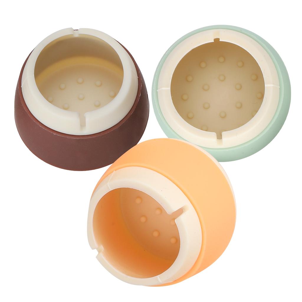 4 шт. силиконовые защитные чехлы для мебели 3,3x4x4 см, нескользящие круглые чехлы для стульев и столов