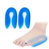 Silicone PU Gel Insoles Heel Cushion Soles Foot Heel Protectors Shoe Pad Feet Care Insert Half Insoles