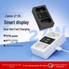 Двухслотное быстрое PD-зарядное устройство для аккумуляторов Canon LP-E6/E6NH, Совместимо с камерами Canon 70D, 6D, R7.