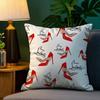 Бренд Louboutins Наволочка Плюшевая Ткань Мягкая Двусторонняя Печать Чехол на Подушку Дивана Покрывала для Подушек,