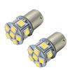 2pcs 6V S25 1157 BAY15D LED Bulb Step-Pin 180° 5050 12SMD Tail Lamp Brake Lamp, White 6000K