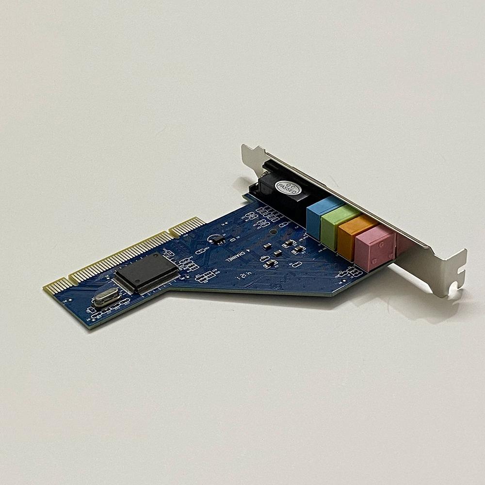 Independent Sound Card PCI 4.1 Channel 3d O Stereo 8738 for Desktop Computer