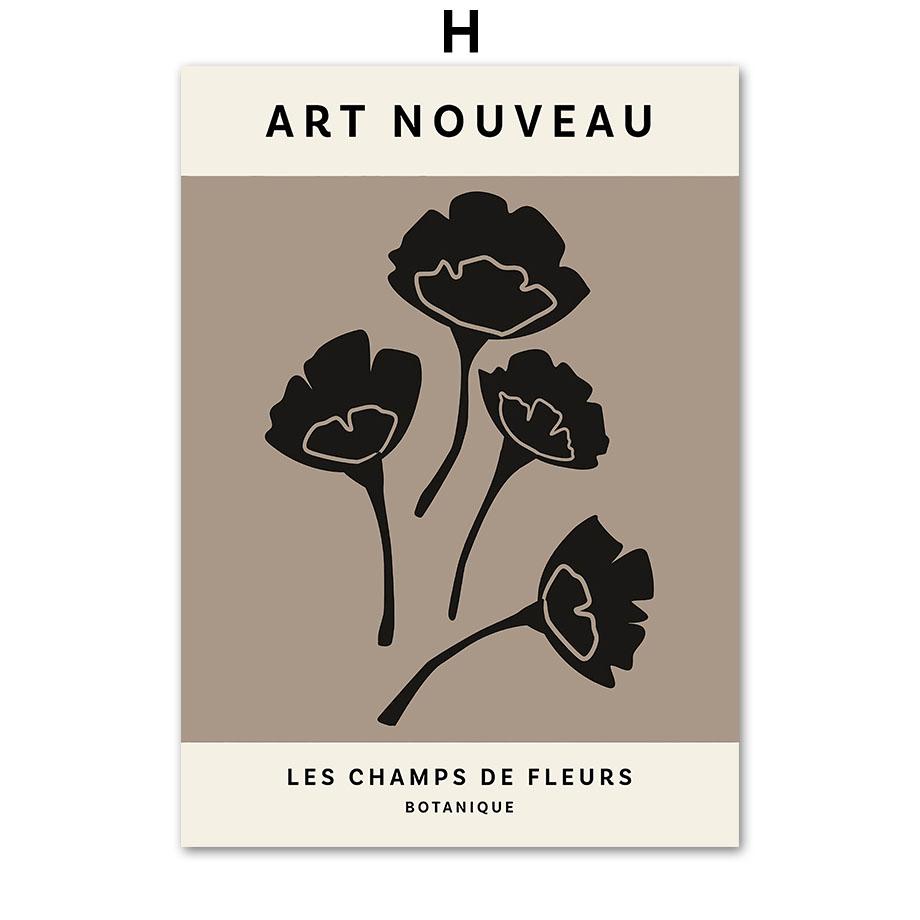 Henri Matisse Line Girl Face Bird Tree Botanical Posters And Prints Wall Art Canvas Painting For Living Room Decorative Pictures