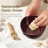 Ручная чесночница-миска Ручная чеснокодавилка Съемник стеблей Измельчитель чеснока Еда на открытом воздухе