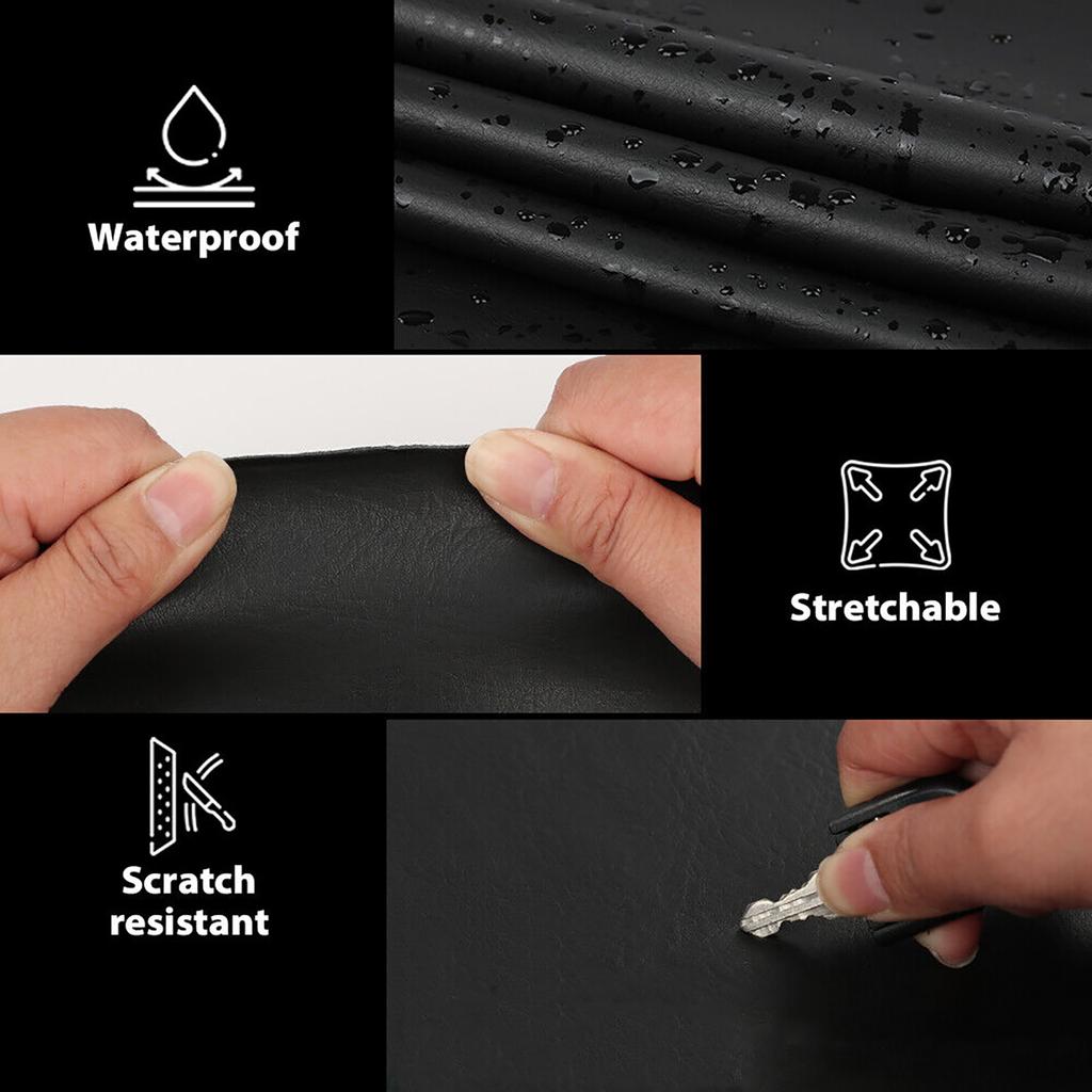 Black Fit Club Car DS 1982-2000.5 Golf Carts Front Seat Cover Leather Staple On Golf Cart Seat Cover Golf Cart Seat Cover