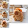 Plush Toy Capybara Keychain Backpack Charm Stress Relief Gift For Teens Kids