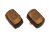 POSH NSR50/80 005077 Motorcycle Supplies Amber Turn Signal Lens Set