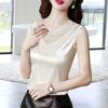 Women Solid Lace Tank Top Lady Extra Soft Elastic Sleeveless Pullover