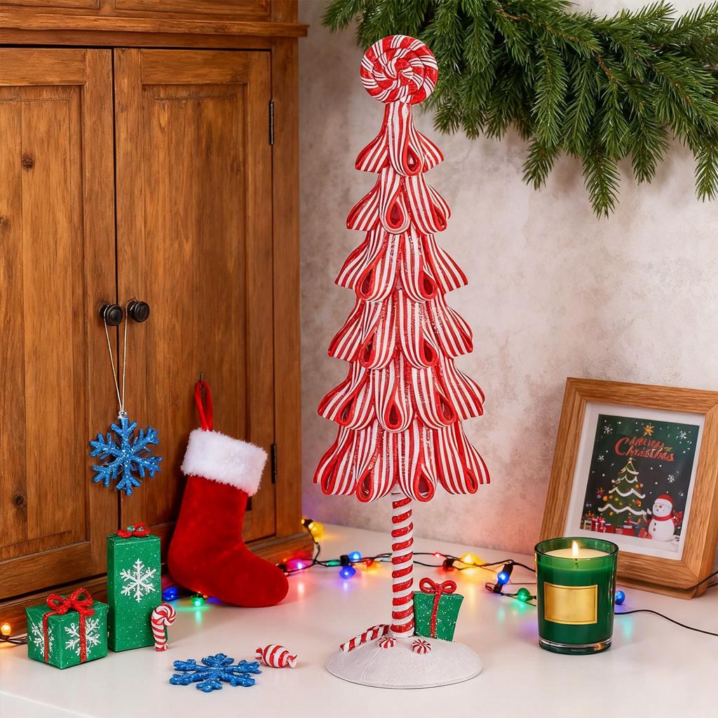 Рождественские леденцы для украшения елки: Мягкое искусство ручной работы для праздничного домашнего и праздничного оформления