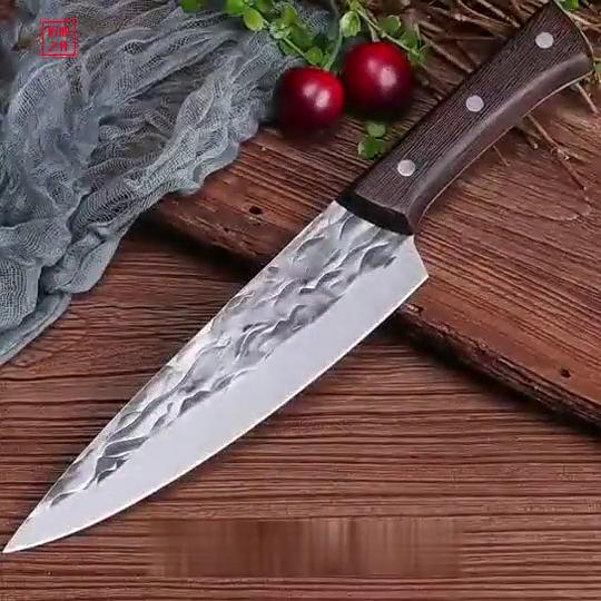 Кухонный нож из кованой нержавеющей стали, нож для обвалки, нож для нарезки овощей и мяса, нож для филе, нож для разделки и чистки мяса