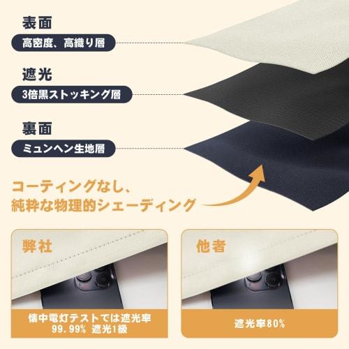 AooHome Blackout Curtains for Small Windows, Cafe Curtains, 60cm Long, Heat Insulating, Ivory, Grade 1 Light Blocking, High-Density Fabric, Privacy, S