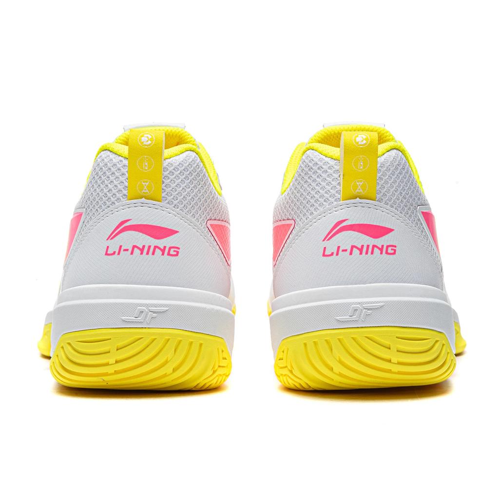 Li Ning Blade 2 SE Износостойкие Дышащие Покрытие Поддержка Низкие Бадминтонные Кроссовки Унисекс Белый Розовый AYTW001-2
