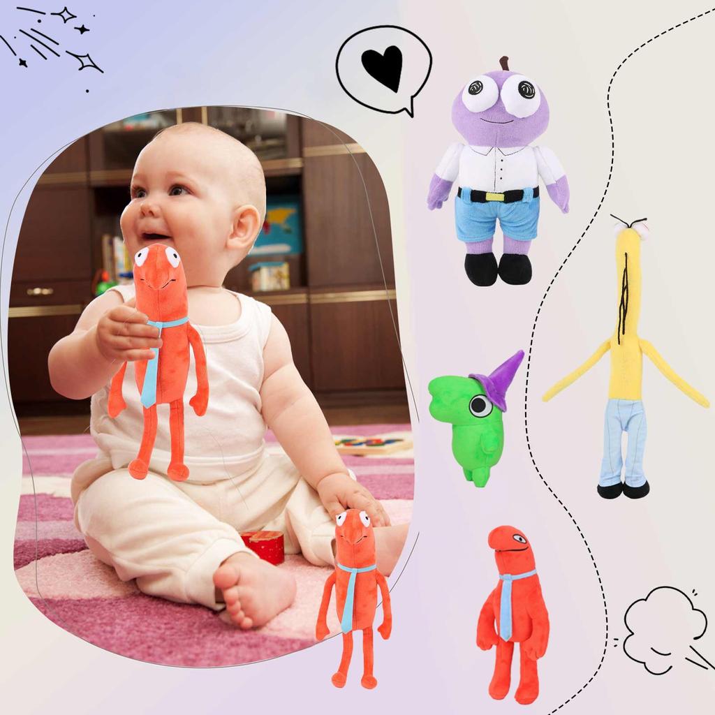 Милая плюшевая кукла, игрушка в подарок, детская тряпичная кукла в мультяшном стиле