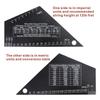 2PCS Black String Action Gauge High Precision Graduations String Height Ruler  For Electric Guitar
