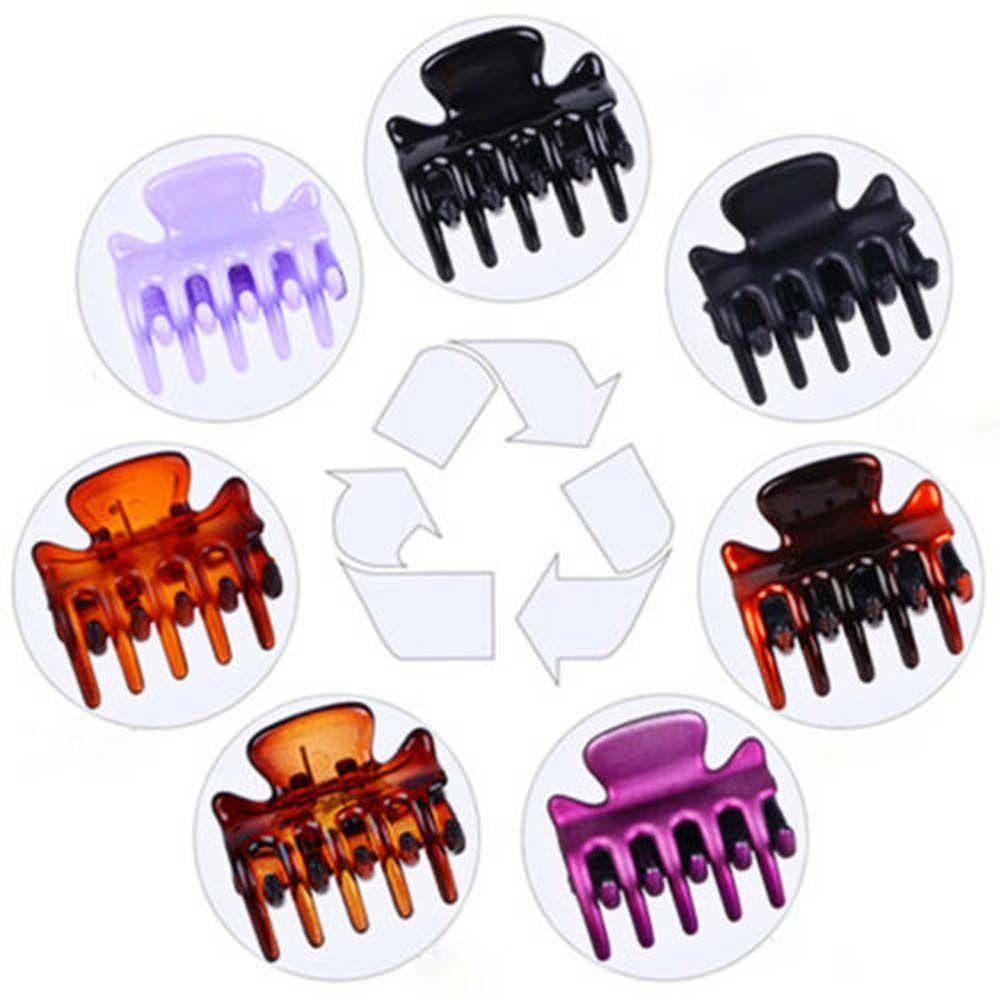 Маленькие мини-пластиковые подарки модные женские зажимы для волос заколка для волос краб зажим для волос