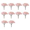 [Asunico] Diorama Model Wood 10-piece Set Miniature Materials 6cm (Cherry Blossom)