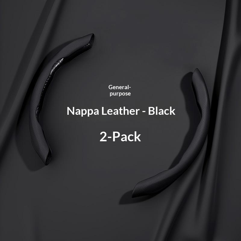 Segmented Napa Steering Wheel Cover, Non-Slip, Dirt-Resistant, Easy to Clean, Car Interior Accessory, Steering Wheel Protector