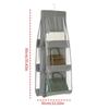 1Pcs Waterproof Hanging Handbag Organizer 6 Pockets Clear Sundry Bag  For Wardrobe Closet