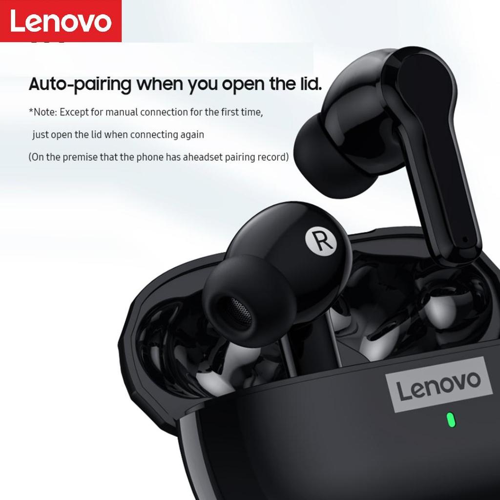 Оригинальные наушники Lenovo LP1S TWS, беспроводные наушники Bluetooth 5,0, водонепроницаемые спортивные гарнитуры, наушники с шумоподавлением и микрофоном