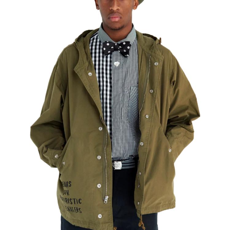 Human Made logo-print hooded jacket HM26JK001