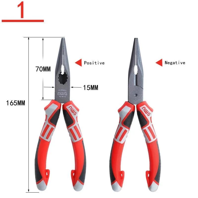 6''/7''/8” Многофункциональные кусачки для проволоки Немецкие электромонтажные пассатижи Утолщенная головка зажима Хромованадиевая сталь Электромонтажные инструменты