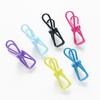 Clothes Hangers 10Pcs PVC Coated Colorful Sealer Clip Assorted Chip Bag Clips Clothing Hanger Multipurpose Multicolor Home Living Fashion  Jewelry