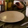 NARUMI Luminar Plate, 21cm, Gold, Stylish, Modern, Casual, Cake Plate, Dinner Plate, Microwave and Dishwasher Safe, Gift Boxed, 52528-5638