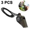 3 Pack Emergency Survival Whistle - PR