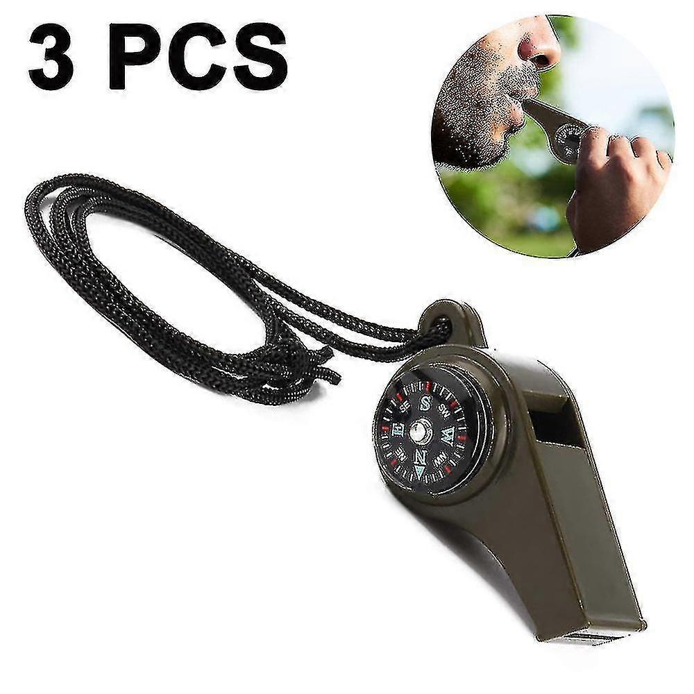 3 Pack Emergency Survival Whistle - PR
