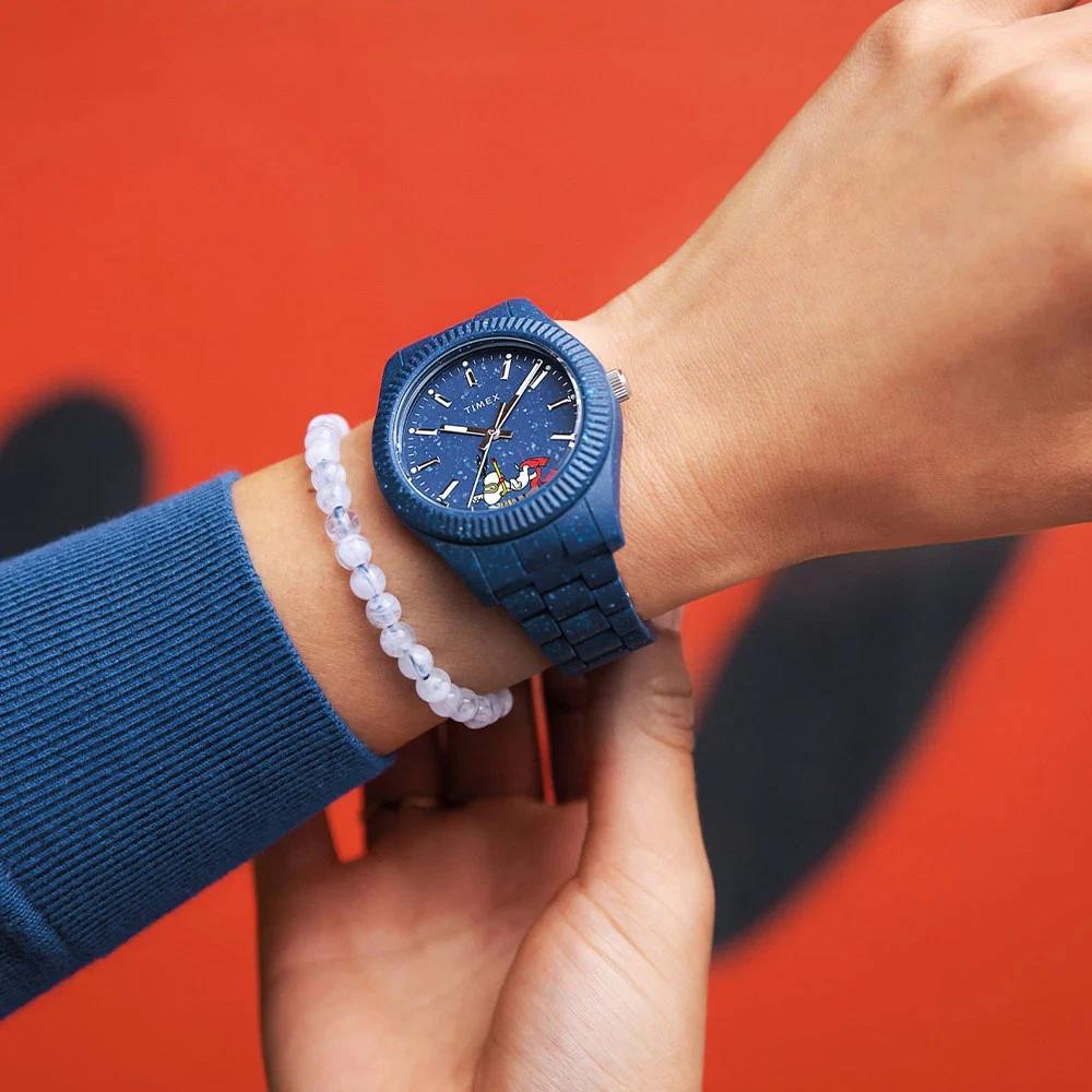 [Timex] Legacy Ocean x Peanuts Recycled Plastic Fashion Watch 42mm TW2V53300