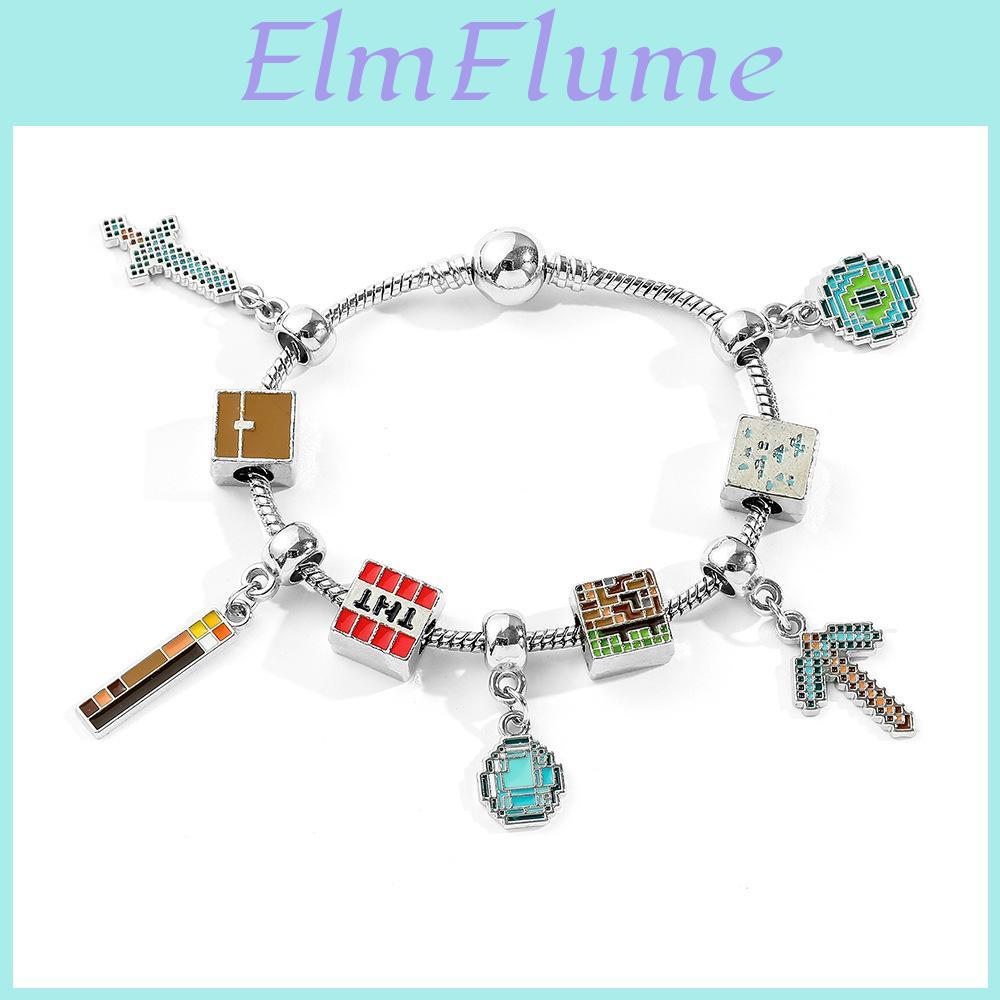 Diy Bead Bracelet Kit With Zinc Alloy Charms For Teens And Adults