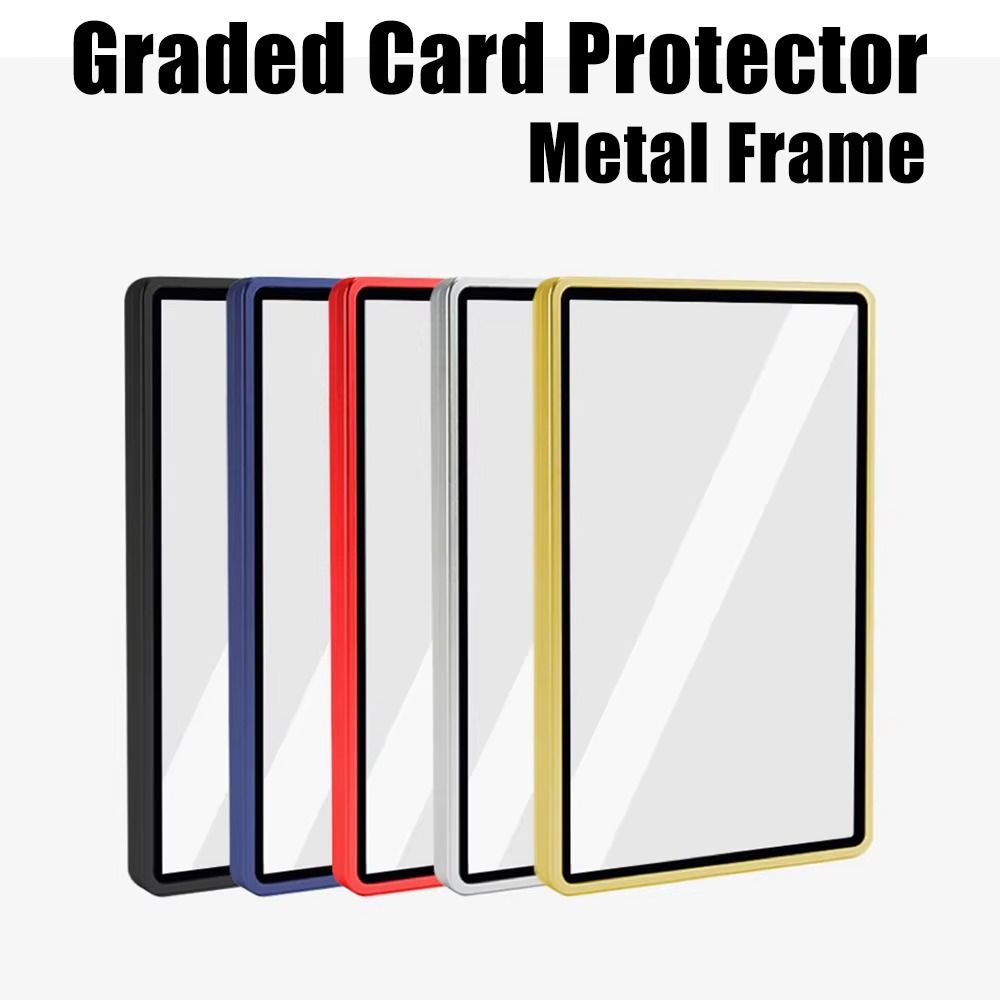 Aluminum Zinc Zinc Alloy PSA/CGC Card Case Scratch Resistant Graded Cards Protect Children Adult