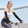 Women Sun Protection Sleeves, Cooling UV Protection Arm Sleeves with Thumb Hole, Breathable Loose Fit UV Blocking Sleeves for Hiking Cycling Driving