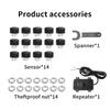 2026 Bluetooth External Tire Pressure Monitor BT TPMS Sensor For Motorcycle Car Van RV and Truck APP View 6 Major Abnormal Alarm