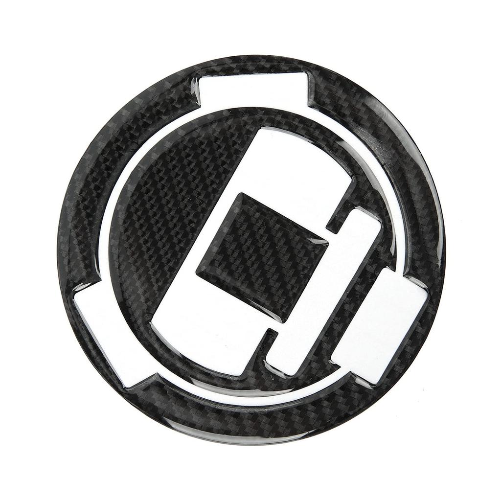 Carbon Fiber Fuel Tank Cap Sticker Decal for R1200GS F800GS S1000R F650GS - Motorcycle Tank Protector