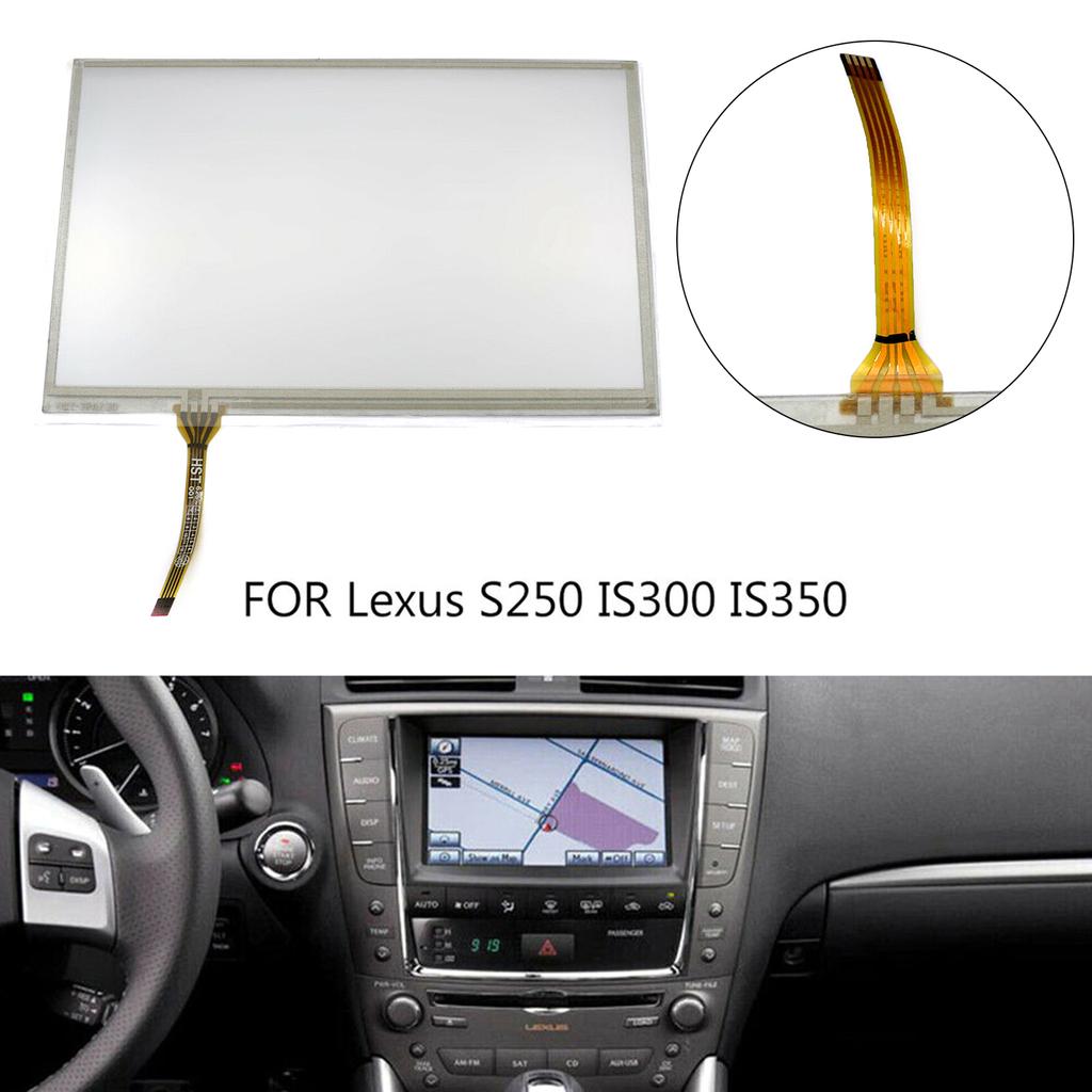 Touch Screen Panel Glass Navigation Digitizer LCD Monitor for E53X5 00-06 / E39 96-03 /E38 95-01 Replace LTA070B510