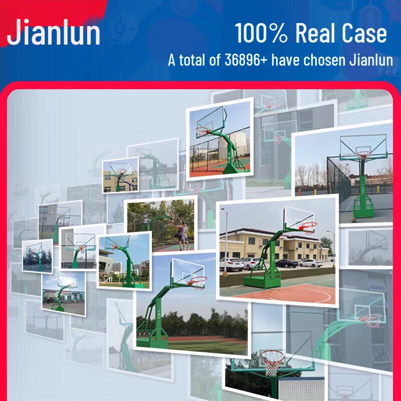 JEEANLEAN Outdoor Portable Basketball System