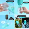Dog Water Bottle for Pet Dog Cats Feeder Bowls Outdoor Hiking Portable Puppy Drinking Container Golden Pug