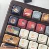 MAIMOOO Колпачки для клавиш клавиатуры Сова Буква Moa Cherry PBT Скругленные Мультяшные Волшебные Колпачки для клавиатуры Aula Ajazz