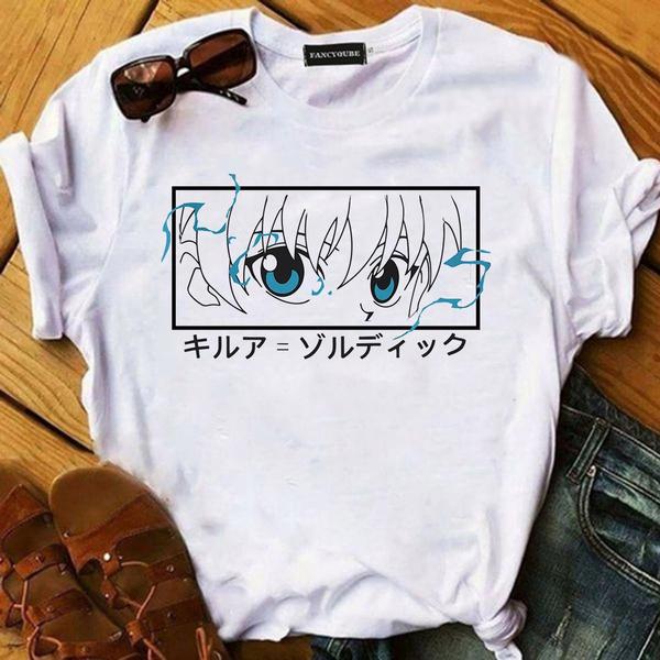 Футболка Hunter X Hunter Hisoka Morow Hxh, женская футболка с героями мультфильмов Harajuku 90S, женская футболка с короткими рукавами, летняя одежда