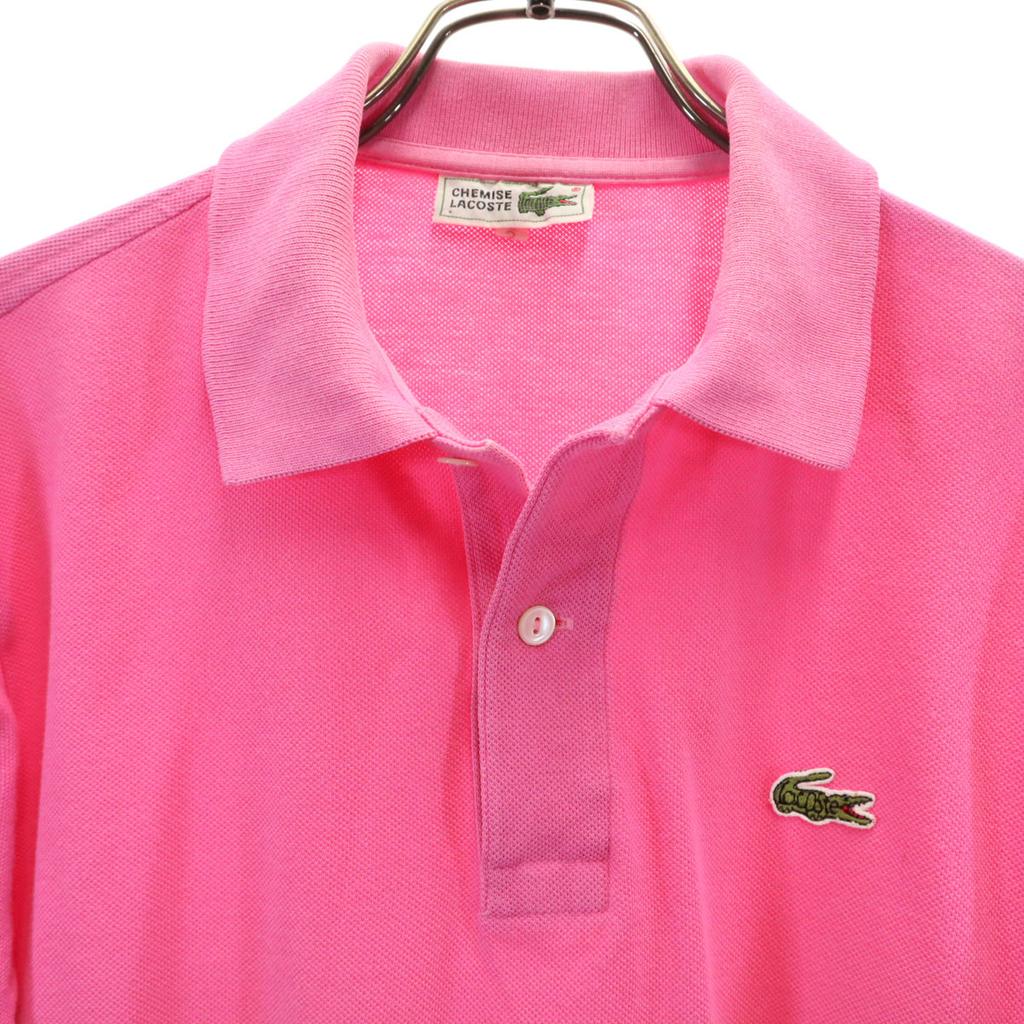 РУБАШКА LACOSTE Короткий рукав Поло 3 розовый Олененок Мужская Б/У