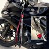 Hip Hop Motorcycle Handlebar Square Towel Universal Retro Tassel Decoration  Sport Bike