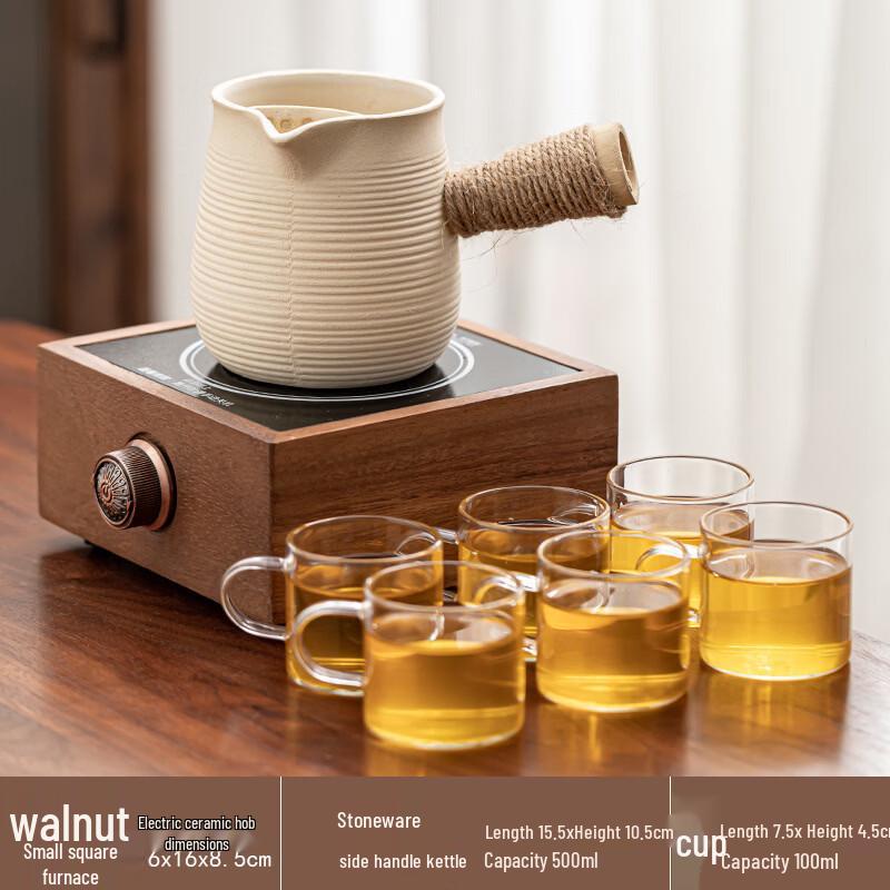 Набор электрических керамических плит Chaxun Walnut