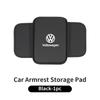 T23-Car Armrest Cover Central Box Mat Storage Protection Pad Accessories For Volkswagen VW T5 Amarok 2013 Tiguan Golf 4 5 6 7