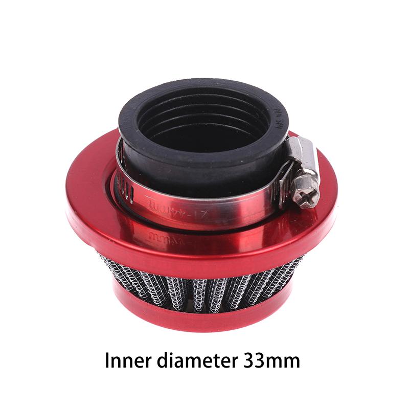 1 Piece Push Mini Moto Pocket Bike Atv Quad Motorcycle Parts Universal 35Mm-60Mm Air Filter Clearner For Gas Motorized Bicycle