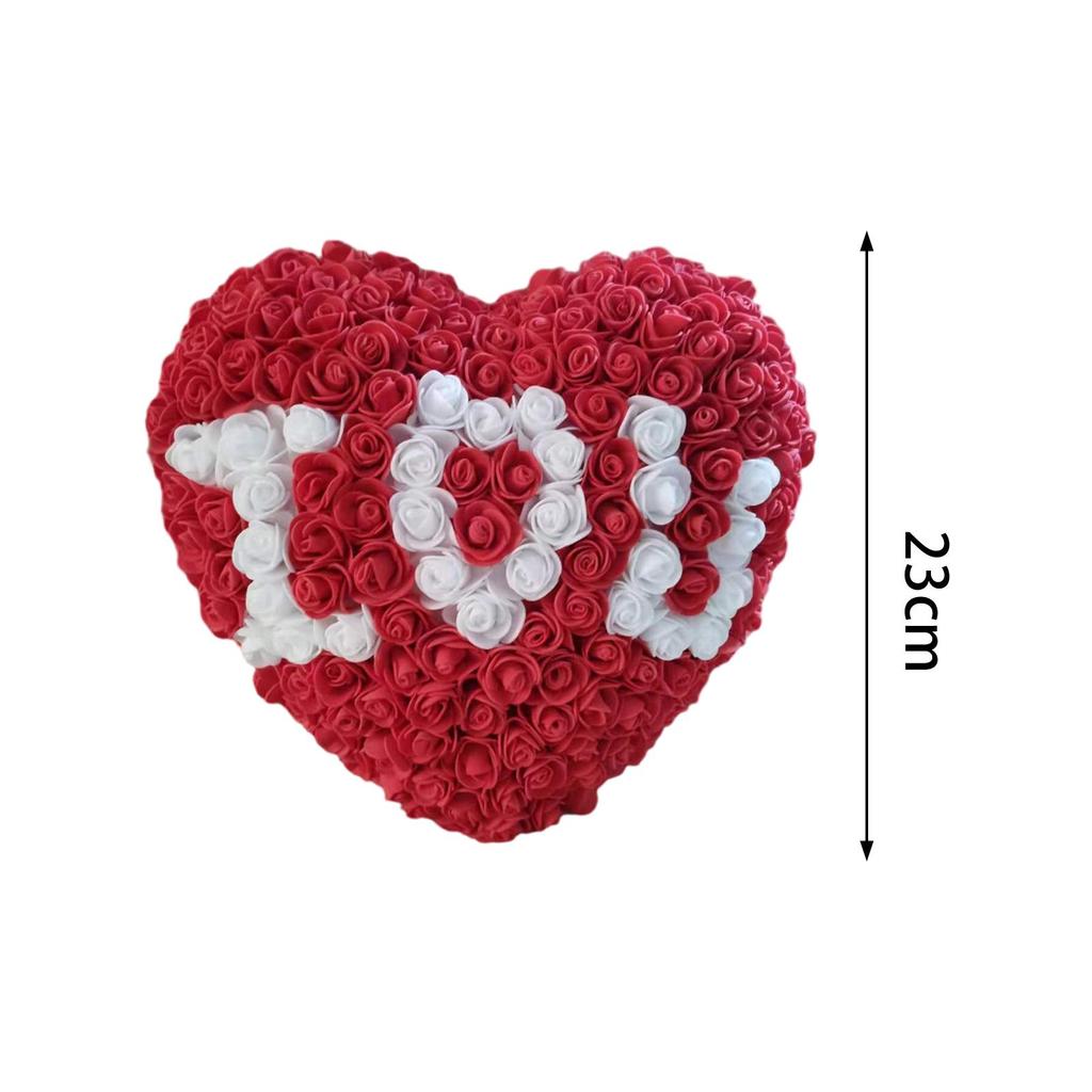 Heart Shaped Rose Flower Creative Preserved Flowers for Gift