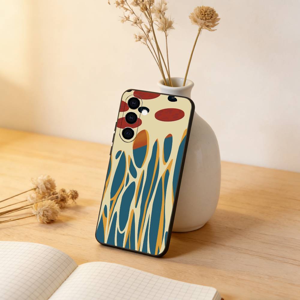 pizza Phone Case For Samsung Galaxy A73,A72,A71,A70,A53,A52,A51,Soft Silicone Black Cover