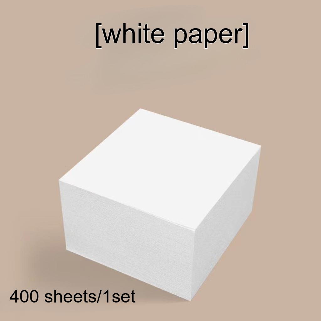 400 Sheets Thick Brown Kraft Paper Sticky Notes - Tear-off Adhesive Reminder Pads for Home & Office Organization,Office Supplies