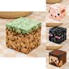 Minecraft Grass Block Plush Cushion With Soft Short Pile For Home Office
